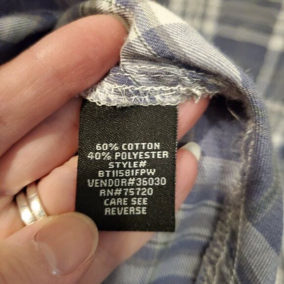 BKE Men's Big & Tall Y2K Classic button down (Pearl snaps) Western XXL - Picture 6 of 8